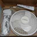 Lasko Oscillating Adjustable Pedestal Stand Fan with Timer and Remote for Indoor, Bedroom, Living Room, Home Office & College Dorm Use, 16 Inch, White, 1646