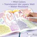 Zebra Pen Mildliner Dual-Tip Highlighter Set, Broad and Fine Point Tips, No Bleed, Ideal for Bible Highlighting, Giftable Art Supplies and Teacher Gifts, Assorted Gentle Ink Colors, 5-Pack (78705)