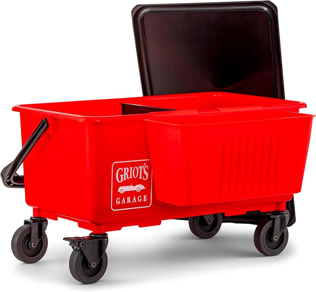 Ultimate Wash Bucket II - Bucket, Casters, Caddy + Lid