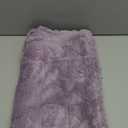 Yurhap Fleece Baby Blanket Heart Checkered Blanket, Ultra Soft Cozy Baby Blankets for Girls Boys, Fluffy Infant Toddler Newborn Receiving Blankets for Crib Stroller 3040 (Purple)