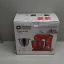 Stand Mixer, 6.5QT 10-Speed Tilt-Head Electric Stand Mixer, 3-In-1 Kitchen Mixer with Bowl, Dough Hook, Whisk and Beater, Food Mixer for Baking, Cake and Most Home Cooks, Pink