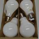 PHILIPS LED 60W A19 4-Pack Ultra Definition Daylight (5000K) 800 Lumen (8W = 60W) Dimmable Frosted Flicker-Free Light Bulbs