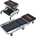 VEVOR Mechanic Creeper, Garage Gift, 36" Z Creeper Seat, 2 in 1 Mechanic Gifts, 300 lbs Capacity, Low Profile Creeper with 6 pcs Wheels in Garage/Shop for Fathers Day Tool Gift