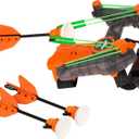 Zing Air Hunterz Wrist Bow - Includes 1 Wrist Bow and 3 Suction Cup Arrows, Launches Arrows Up to 45 ft (Orange)