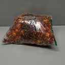 12 Pcs Artificial Hanging Mums Flowers Outdoor, Orange UV Resistant Fake Hanging Fall Plants for Outdoor Planter Patio Front Door Window Autumn Decoration (12, Orange)