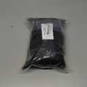 Andalus Luxurious Australian Sheepskin Long Wool Fuzzy Steering Wheel Cover, Anti-Slip 15 Inch Fluffy Steering Wheel Cover Offers a Plush Feel, Eco-Friendly Sheepskin Steering Wheel Covers (Black)