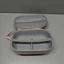 Wearable Breast Pump Bag Carrying Case for Momcozy & Willow, Use with Hands Free Wearable Breast Pumps for eufy Security/Medela/Bluefair, Travel Pumping Bag with Nipple Ruler & Removable Tray(Holds 2) (Pink)