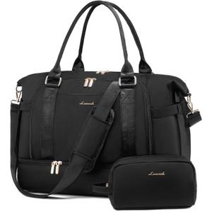 Gym Bag for Women LOVEVOOK Travel Duffel Bag with USB Charging Port,Weekender Bags for Women with Shoe Compartment,Carry on Overnight Bag with Toiletry Bag,Hospital Bags for Labor and Deliver (Medium, Black-UP) Gym Bag for Women LOVEVOOK Travel Duffel Bag with USB Charging Port,Weekender Bags for Women with Shoe Compartment,Carry on Overnight Bag with Toiletry Bag,Hospital Bags for Labor and Deliver (Medium, Black-UP)