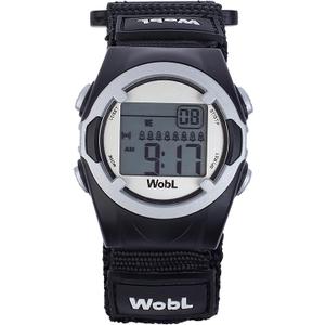 WobL Vibrating 8-Alarm & Repeating Countdown Timer Watch, Medication/Sports/Meetings/Potty, BlackWobL (Black) Vibrating Reminder Watch | 8 Alarm