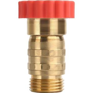 Brass, Water Pressure Regulator, Garden Hose Pressure Reducer, 40-50 psi, 3/4" Hose