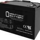 ML100-12 - 12 Volt 100 AH, Internal Thread (INT) Terminal, Rechargeable SLA AGM Battery, 1 Count (Pack of 1)