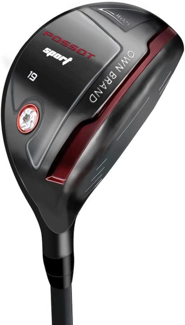 Golf Hybrid, Utility Golf Clubs with 40 Inch Black Graphite Shaft, Hybrid Golf Clubs for Men and Woman, Regular and Stiff Flex