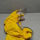 Lukovee Dog Raincoat, Adjustable Dog Rain Jacket with Clear Hooded Double Layer for Large Medium Small Dogs Puppies, Waterproof Rain Coat Poncho with Reflective Storage Pocket & Rim (Yellow, XXL)