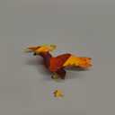 Phoenix Figure Realistic Plastic Fire Bird Mythical Creatures Model Decoration Toy Collector Figurine