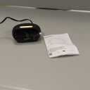 Amazon Basics Small Digital Oval Alarm Clock With LED Display, Nightlight & Battery Backup, Black, 4.5 x 3.5 x 2.4 Inches