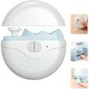 3 Speeds Strong Power Automatic Nails Trimmer,Electric Smart Nail Clippers for Adults Seniors,2 in 1 Automatic Nail Trimmer,Rechargeable Toenail Clippers with Polisher,Light,Nail Debris Storage