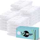 HIPHOP PANDA 20 Pack 6-Layers Muslin Burp Cloths Large - Durable 100% Cotton - Baby Essentials Extra Absorbent and Soft Boys & Girls Rags for Newborn Registry (White, 20" X10")