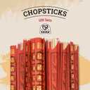 52USA Disposable Bamboo Chopsticks (100 Sets) - 9'' Long, UV Treated, Individually Wrapped Japanese and Chinese Wooden Chopsticks Bulk