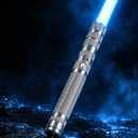 Lightsabers for Adult, White Metal Hilt 16 RGB Colors Toy, Medium to Large