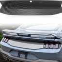 KEWISAUTO Rear Decklid Trim Panel for Ford Mustang 2024 2025, Trunk Center Boot Cover Panel Trim Decorating Board Trunk Center Lid Cover for Ford Mustang 2024 2025 Accessories (Carbon Fiber Style)