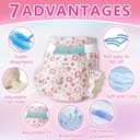 Female Dog Diapers,Disposable Dog Diapers,100 Count,Large,Super Absorbent Leak-Proof Diapers for Dogs in Heat,Excitable Urination,1