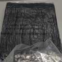 Wemore Sherpa Fleece Weighted Blanket for Adult 15 lbs Dual Sided Cozy Fluffy Heavy Blanket,Ultra Fuzzy Throw Blanket with Soft Plush Flannel Top,48 x 72 inches, Black on Both Sides