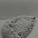 Calming Dog Bed Fluffy Plush Dog Mat for Furniture Protector with Removable Washable Cover for Large Medium Small Dogs and Cats (Large, Light Grey) (45.0"L x 37.0"W x 6.0"Th)