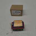 Joiedomi Christmas Book Glass Blown Mini Ornament, Small Funny Mini Ornaments for Christmas Tree Decorations, Book Stack Decorations for Xmas Gift Holiday Party Favor Party Supplies Indoor