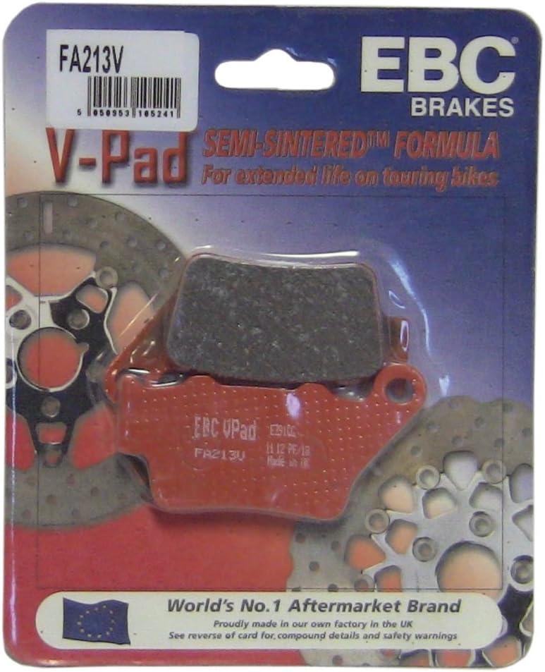 EBC Brakes FA213V Semi Sintered Disc Brake Pad, Black