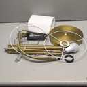 KQW Floor Lamp for Living Room with Remote,Dimmable Tall Standing Lamps,Modern Floor Light with Smart RGB Bulb,App Control,3 Color Temperatures,Fabric Shades,Gold Floor Lamp for Bedroom Office Corner