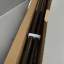 HOTOZON 1 Inch Heavy Duty Double Bay Window Curtain Rods,36-72 Inch Center Rod for Window (24 to 68 Inch), 20-36 Inch Side Rods for windows (16-32 Inch), Antique Bronze, End Cap Finials