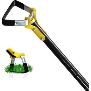 BsBsBest Scuffle Hoe Garden Tool, Stirrup Loop Stirrup Hoe with 72 Inch Adjustable Long Hand, Great for Weeds in Backyard,Vegetable Garden