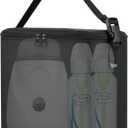 Breastmilk Cooler Bag, Fits 6 Baby Bottles Up to 9 Ounce Insulated Baby Bottle Bag, Carrying Bag for Dr. Browns Insta-Feed Bottle Warmer, Breast Milk Cooler on The go with Strap, Bag Only