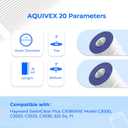CX580XRE Pool Filter Cartridges, Compatible with Hayward SwimClear C3000, C3020, C3025, C3030, Hayward C580E, CX580XREPAK4, Pleatco PA81, PA81-PAK4, Filbur FC-1225, Unicel C-7483, 4 Pack