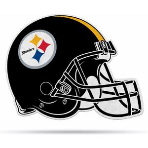 Rico Industries NFL Football Helmet Shape Cut Pennant - Home and Living Room Dcor - Soft Felt EZ to Hang