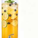 Beverage Dispenser, 4Gallon Glass Drink Dispenser with Stand, Stainless Steel Spigot, Ideal for Parties, Bars, Restaurants (15L/4 Gallon)