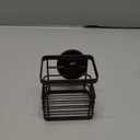 TAILI Patented Suction Cup Toothbrush Holder, Stainless Steel Anti-Puddling Toothbrush Shower Holder, No Drilling Removable Organizer for Bathroom Toothpaste, Razor, Kitchen and Office Items, Brown