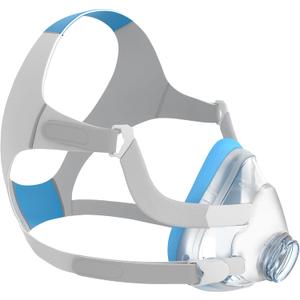 Replacement Full Face CPAP Mask Headgear Set for ResMed Airtouch F20 & Airfit F20, Highlights Optimizest Comfort with Rapid-Resilience Blue Memory Foam - F20 Mask Small Accessories Supplies (No Elbow)