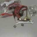 25H Chain 132 Link with Chain Tensioner Breaker Kit Compatible with Razor MX650 MX500 RSF650 SX500 Mcgrath Electric Dirt Bike MY1020 Motor Mini Pit Bike Rocket Scooter Motocross Moped Parts Red