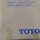 Toto Toilet Seat, Modern, White