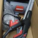 EWORK Corded Snow Shovel 11-Inch 1200W 10A Powerful Electric Snow Shovels, 6-Inch Clearing Depth, 23-Foot Max Throw Distance, Power Snow Blower for Driveway, Steps, Sidewalk, Porch