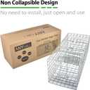 Humane Squirrel Trap Heavy Duty Live Animal Cage Trap (Not for Large Animals)
