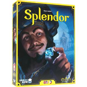 Asmodee Splendor Board Game - Master The Art of Wealth and Prestige! - Engaging Gem Mining Strategy Game for Kids & Adults, Ages 10+, 2-4 Players, 30 Min Playtime, Original