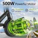 10x2.5 Inch Hub Motor with Solid Tire, 500W Drive Power Wheel ONLY Fit for Segway Ninebot Max G30P Electric Scooter, 60/70-6.5 Rear Motor Kit Tubeless Tyre
