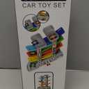 Montessori Toys for 2 3 Year Old Boys Toddlers, Car Ramp Toys with 6 Cars & Race Tracks, Garages and Parking Lots, Ramp Racer Toy Gift for Boys Girls Age 18 Months and Up, Multicolor