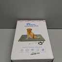 Dog Heating Pad Outdoor, Heated Dog Bed Indoor for Cats, Warming Electric Pet Heating Pad Temperature with Timer, Waterproof Heated Pet Mat with Chew Resistant Cord, for Puppy Kitten, 28 * 18 in