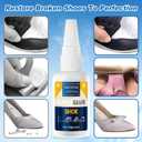 Meuvcol Shoe Glue,100g Super Glue for Shoe Heavy Duty, Clear Shoe Glue Sole Repair Kit, Waterproof Sneaker Glue for Rubber Soles, Boot, Leather, Heels, Tennis, Strong Boot Fix Glue, Insole Adhesive