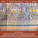 Maison d' Hermine Table Cloth Rectangle Table 100% Cotton 60 x 120 Inches Tablecloth Reusable Decorative for Dining Kitchen Room Farmhouse Home Gifts for Mothers Day Spring Summer - Fanny Lavender