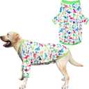 Dog Sleeveless T Shirt Colorful Dinosaur Prints Pet Vest Shirt Soft Stretchy Summer Clothes for Medium Dogs Boys Girls Clothes (Medium,Dinosaur)