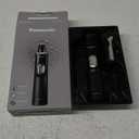 Panasonic Ear and Nose Hair Trimmer for Men with Vacuum Cleaning System, Powerful Motor and Dual-Edge Blades for Smoother Cutting, Wet/Dry  ER-GN70-K (Black)